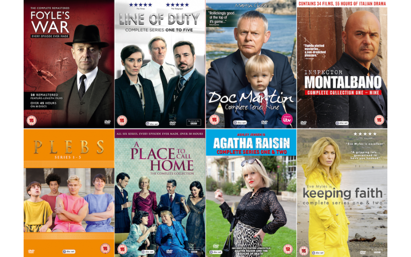 Win a bumper TV DVD box set bundle from Acorn DVD Woman Magazine