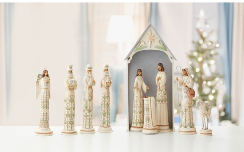 Win a White Woodland Nativity Set from artist Jim Shore Good