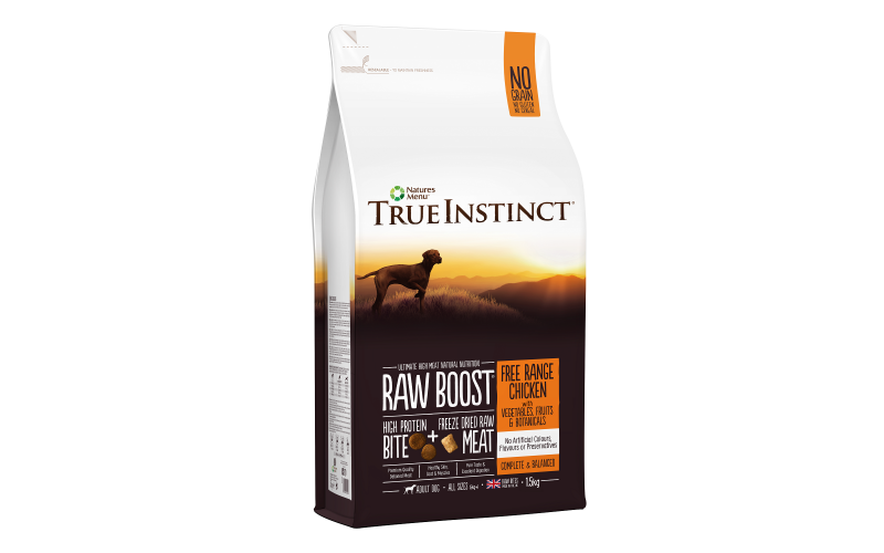 Win three 1.5kg bags of True Instinct Raw Boost Country Living