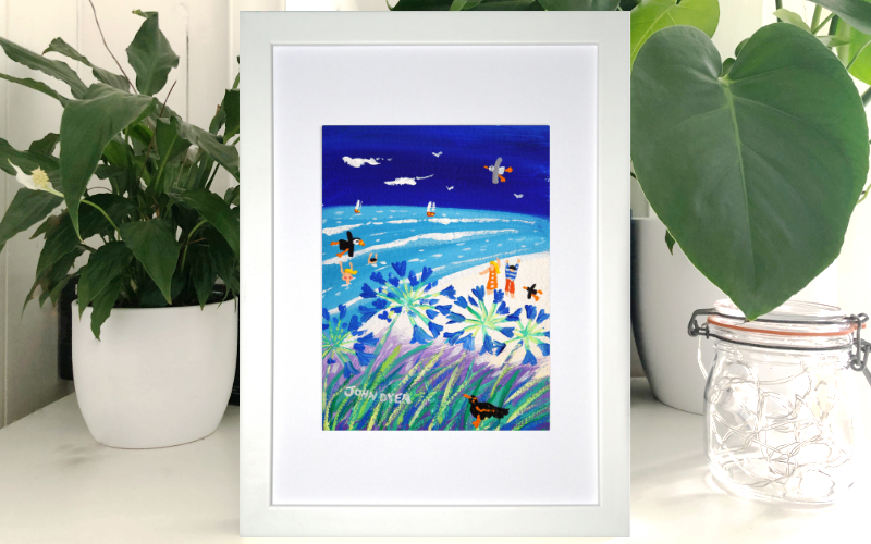 John Dyer original framed painting