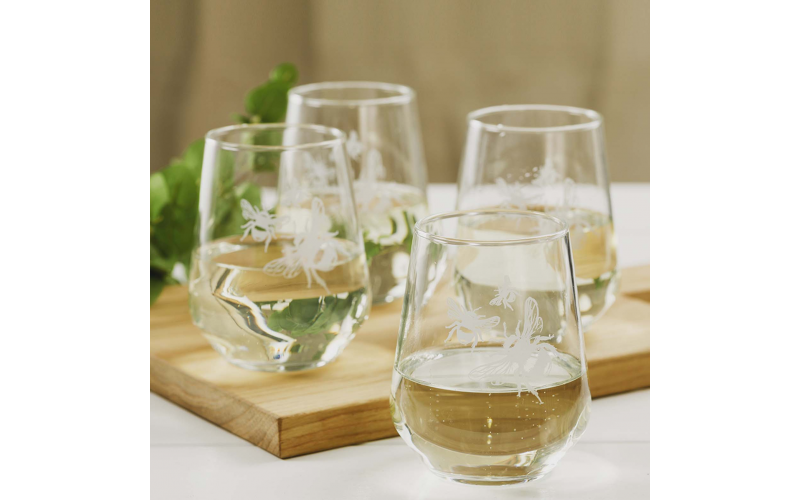 Win a set of Just Slate bee gin glasses House Beautiful Competitions