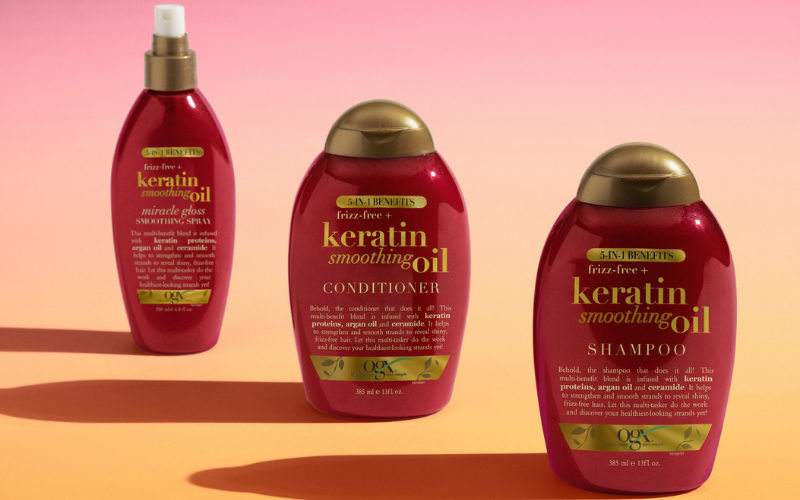 An OGX Haircare Hairstyling Session and Gift Bundle