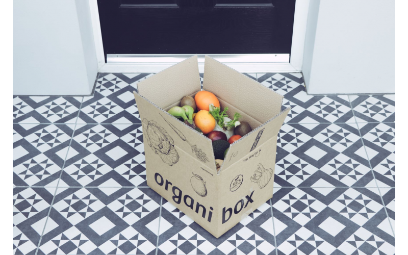 A six-month monthly mixed box subscription  from Organibox