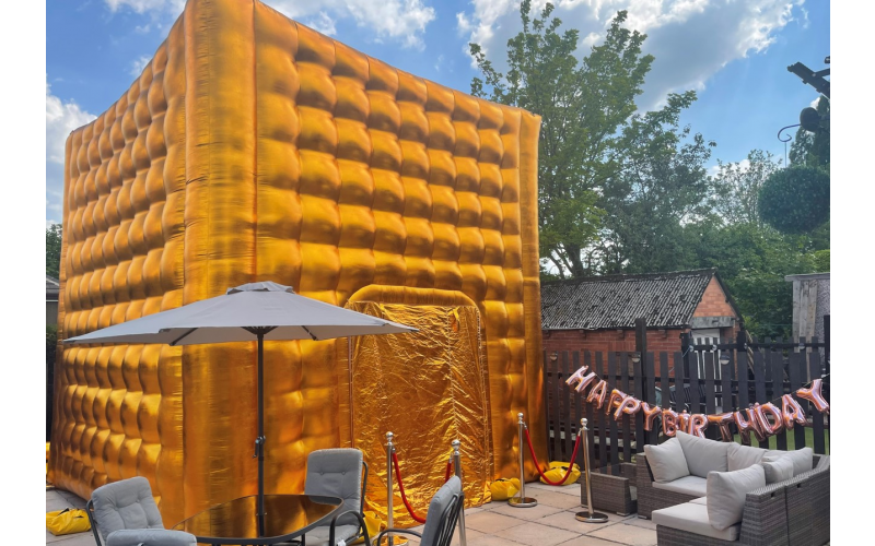 Overnight inflatable cube hire